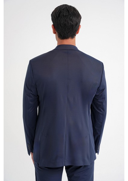 C 722 Ceket Comfort Lacivert