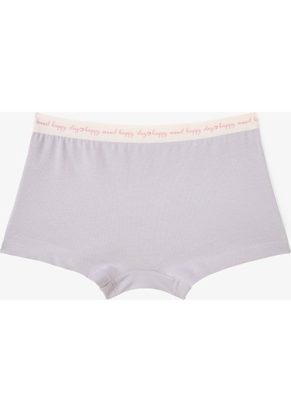 Kız Çocuk Çizgili Kalp Desenli 2'li Boxer fiyatları