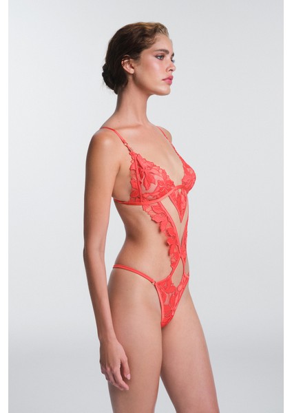 Mercan Oden Dantelli Balensiz Kapsız Body fırsatları