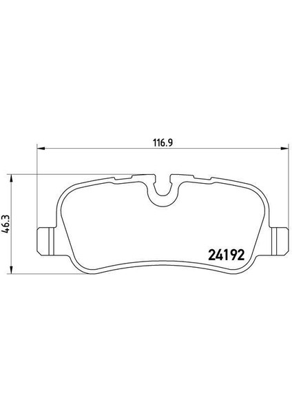 670742 - Fren Balatası Arka Dıscovery 3 4 L319 R.r 3 Vogue L322 R.r Sport I L320