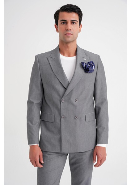 C 719 Ceket Comfort Füme