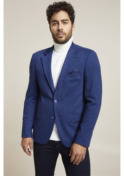 C 568 Slim Fit Lacivert Spor Ceket modelleri