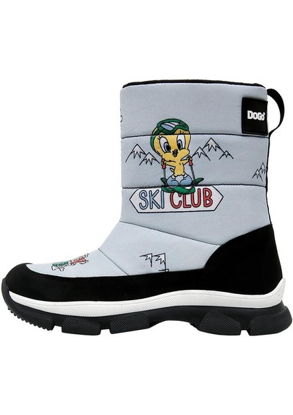 Kadın Vegan Gri Kar Botu - Warner Bros Looney Tunes Ski Club Tasarım modelleri
