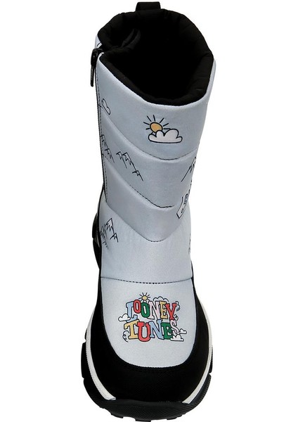 Kadın Vegan Gri Kar Botu - Warner Bros Looney Tunes Ski Club Tasarım indirimleri