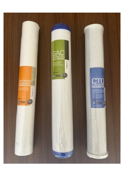 Yenisu Teknolojileri 20” 3’lü Filtre Seti