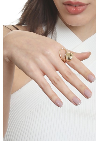 Kadın Dolama Model Dualite Damla Formlu Ayarlanabilir Yüzük fırsatları