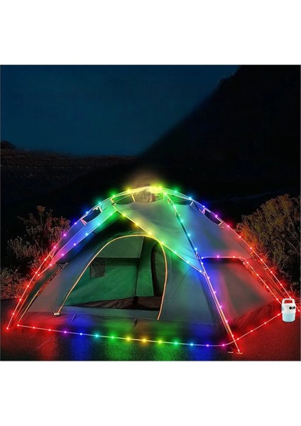Çok Amaçlı Kamp Lambası Rgb 10 Metre Ip LED Aydınlatma Fener Powerbank Kamp Dağ Malzemesi fırsatları