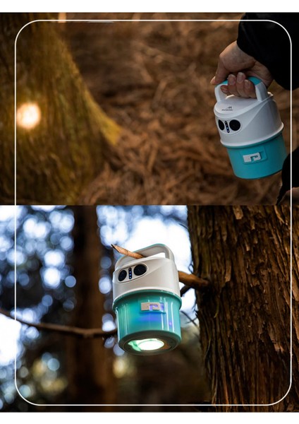Çok Amaçlı Kamp Lambası Rgb 10 Metre Ip LED Aydınlatma Fener Powerbank Kamp Dağ Malzemesi