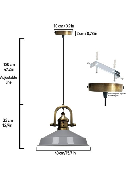 Asaletli Tekli Avize Gemici Eskitme Başlık Retro Sarkıt Lamba Restoran Salon Aydınlatma fiyatları