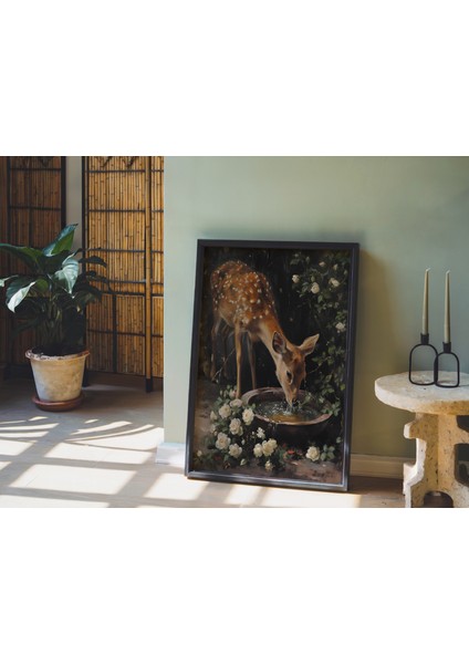 Ahşap Çerçeveli 3'lü Poster Tablo Seti | Modern Stil Minimal Duvar Dekoru fiyatları