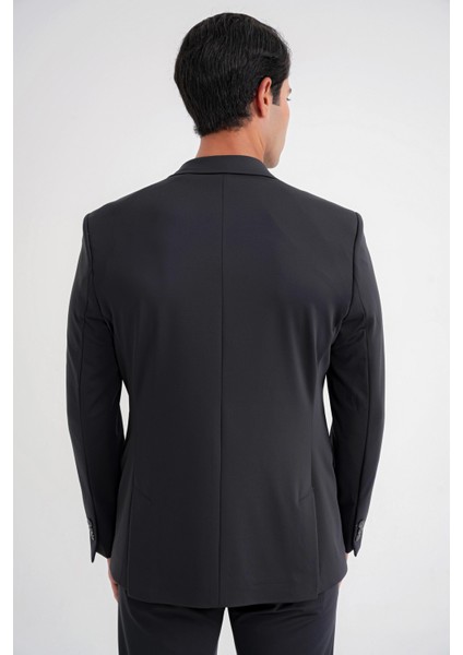 C 727 Ceket Comfort Siyah