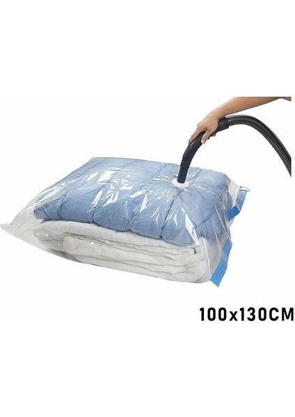 100X130 Mega Vakumlu Poşet Hurç Bag (5264)