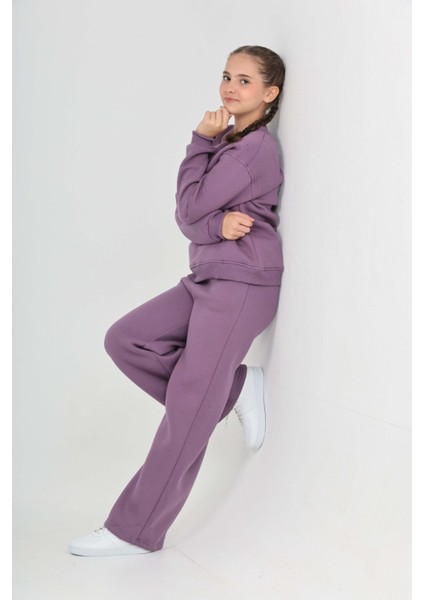 Kız Çocuk Tonsürton Nakışlı Eşofman Takım fırsatları