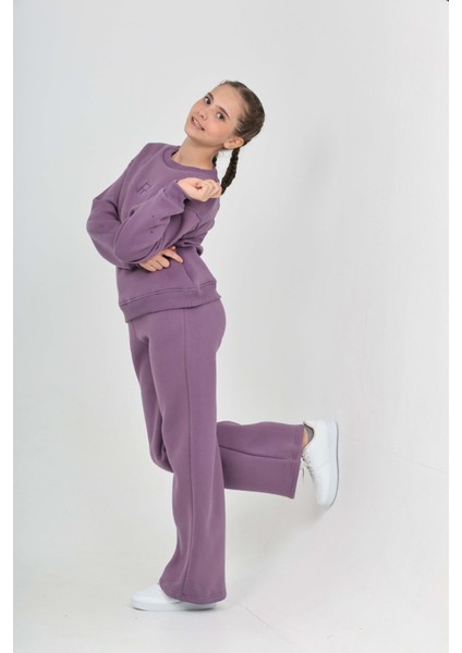 Kız Çocuk Tonsürton Nakışlı Eşofman Takım indirimleri