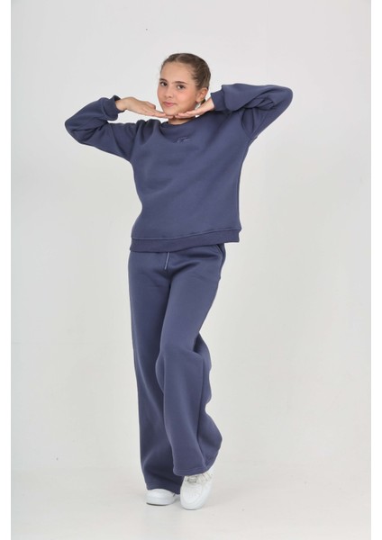 Kız Çocuk Tonsürton Nakışlı Eşofman Takım fırsatları