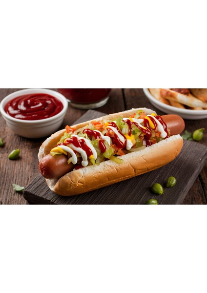 Hot Dogs ( Piliç Sosis ) 400 gr X2 Adet modelleri