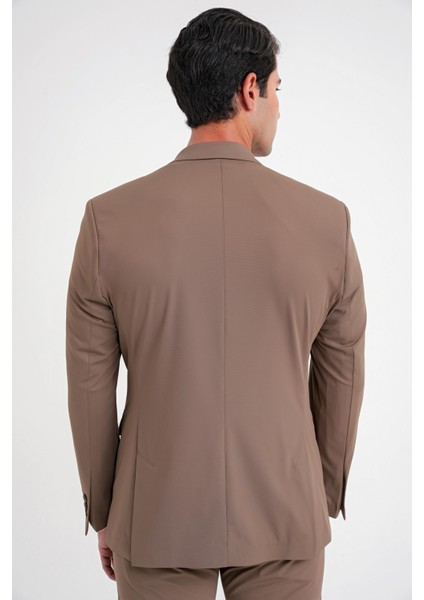 C 722 Ceket Comfort Tütün