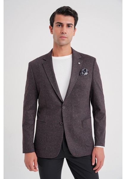 C 725 Ceket Comfort Kahverengi