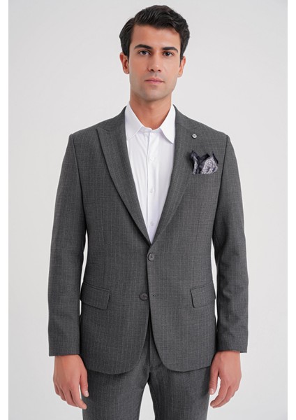 C 724 Ceket Comfort Füme