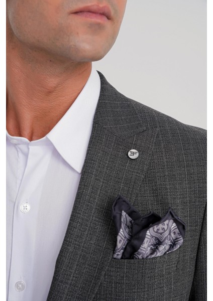 C 724 Ceket Comfort Füme