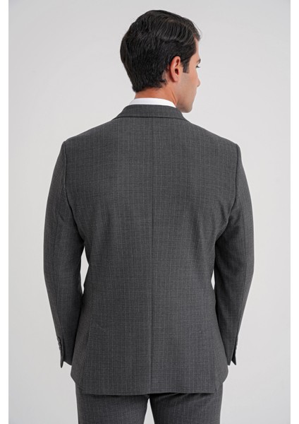 C 724 Ceket Comfort Füme