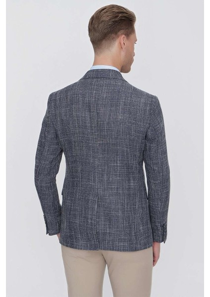 C 628 Slim Fit Lacivert Spor Ceket
