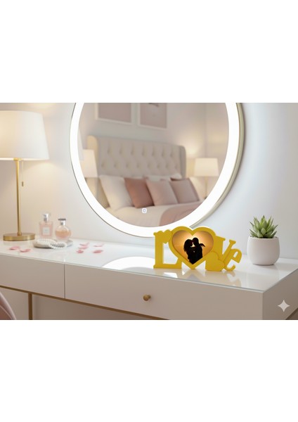 Kişiye Özel 3D Baskı Love Temalı Fotoğraf Çerçevesi Sevdiklerinize Eşsiz Bir Hediye fiyatları