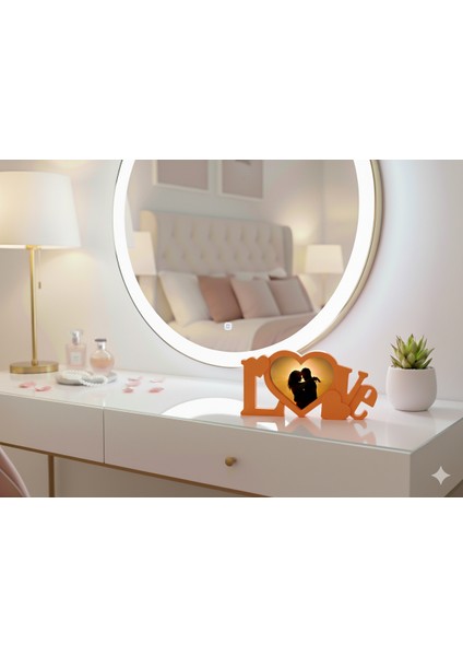 Kişiye Özel 3D Baskı Love Temalı Fotoğraf Çerçevesi Sevdiklerinize Eşsiz Bir Hediye indirimleri