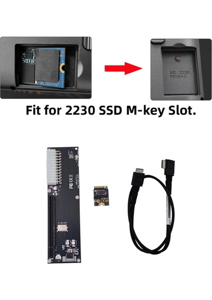 Pcı-E 3.0 M-Key M.2 - Oculink SFF-8612 SFF-8611 Ana Bilgisayar Adaptörü Gpd Wın Max2 Harici Grafik Kartı SSD Için (Yurt Dışından) fiyatları