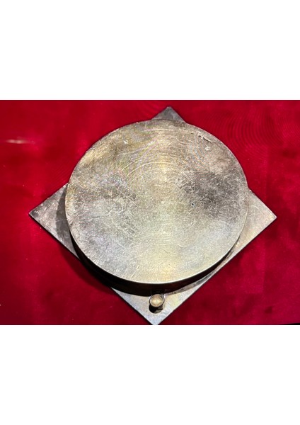 F.j. Berg Stockholm Kapaklı Pirinç Pusula 8 cm Çapında