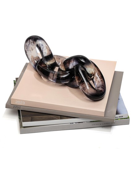 Dekoratif Transparan Kalın Siyah Zincir (26 Cm) fiyatları