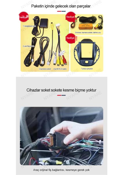 Toyota Corolla（2007-2013）2GB Ram 32GB Rom Android Multimedya Sürüm 14 Kablosuz Carplay Navigasyon 9 Inç Ekran fırsatları