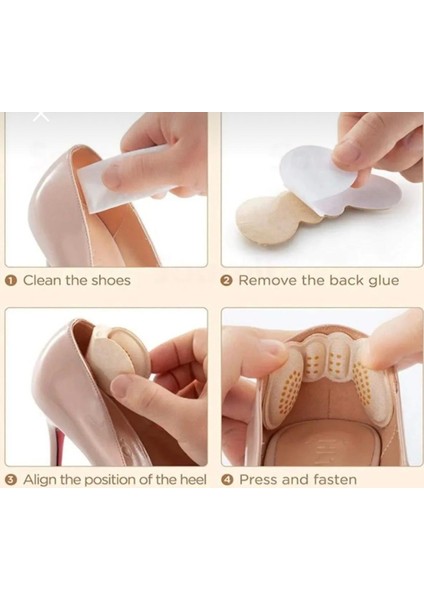 Ayakkabı Topuk Vurma Önleyici ve Daraltma Pedi Ayakkabı Içi Koruyucu 1 Çift Topuk Süngeri indirimleri