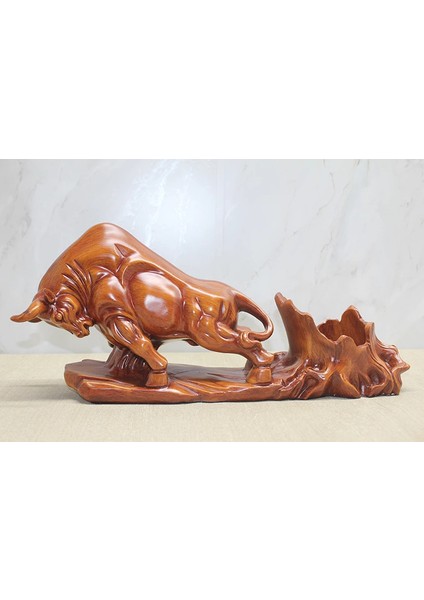 Mdb Polyester Boğa Figürü Şaraplık fiyatları