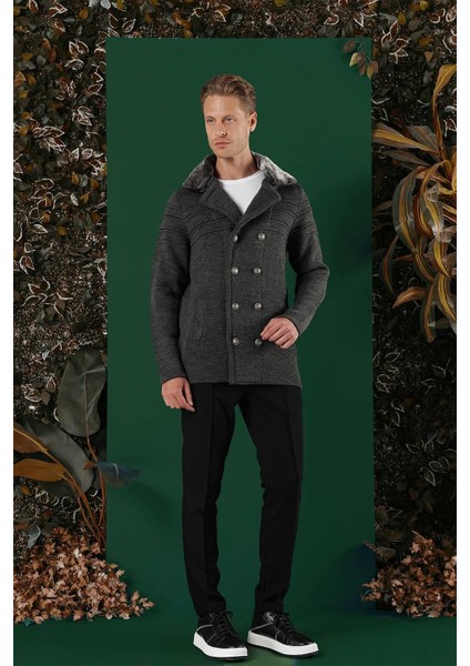 02 Slim Fit Antrasit Spor Kaban