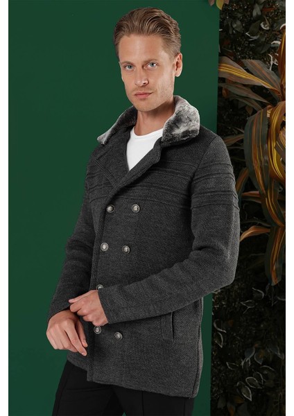 02 Slim Fit Antrasit Spor Kaban indirimleri