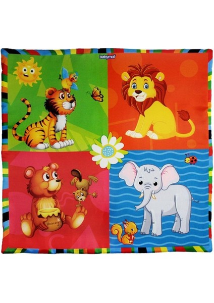 Neşeli Hayvanlar Oyuncaklı Oyun Halısı (Minderi) fiyatları