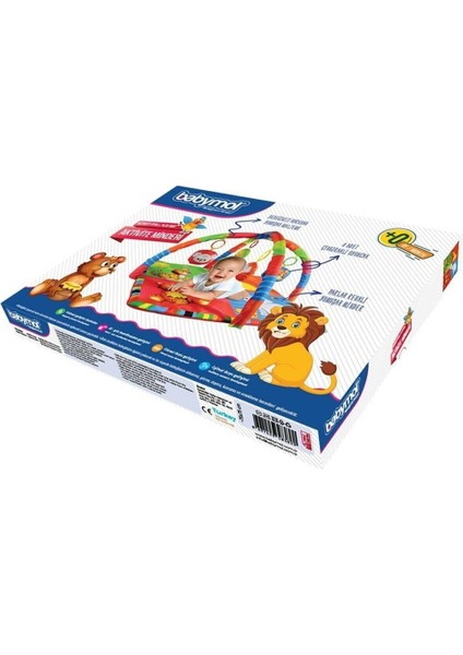 Neşeli Hayvanlar Oyuncaklı Oyun Halısı (Minderi) modelleri