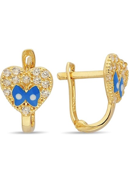 - Küpe - 14 Ayar Altın - Gramı : 1.12