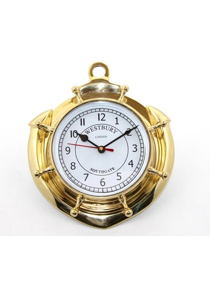 Mdb Pirinç Çapalı Duvar Saati