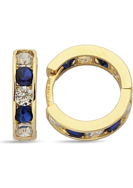 - Küpe - 14 Ayar Altın - Gramı : 1.20