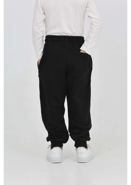 Erkek Çocuk Punteriz Detaylı Eşofman Alt