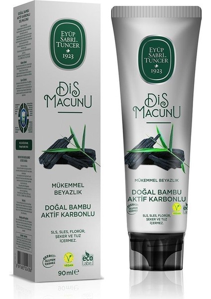 Diş Macunu 90 ml - Bambu Aktif Karbonlu Özlü modelleri