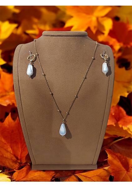 Doğal Barok Inci 2'li Set