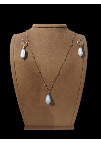 Doğal Barok Inci 2'li Set modelleri