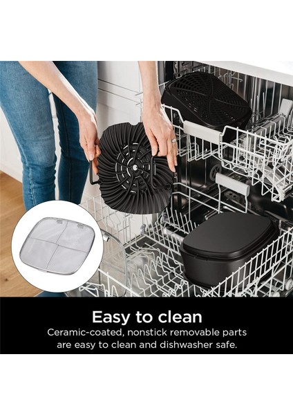 Yağ Sıçrama Koruyucusu, Ninja Foodi AG301 AG300 Için Hava Fritözü Aksesuarları Yedek Parçası (Yurt Dışından) fırsatları