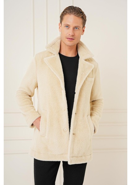 Ka 087 Slim Fit Bej Spor Kaban fırsatları