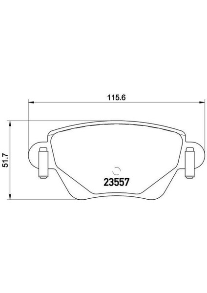 670434 - Arka Balata Renault Kangoo 01 Ford Mondeo 00 07 Jaguar X-Type 01 09