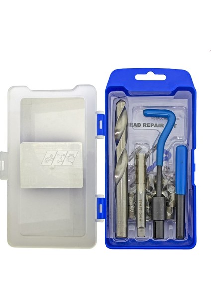 M12 Helicoil Kılavuz Seti Matkap Uçlu 1.25 18 mm