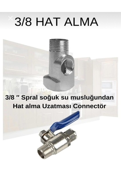 Yenisu Teknolojileri Su Arıtma Hat Alma Aparatı ve Küresel Vana 3/8”